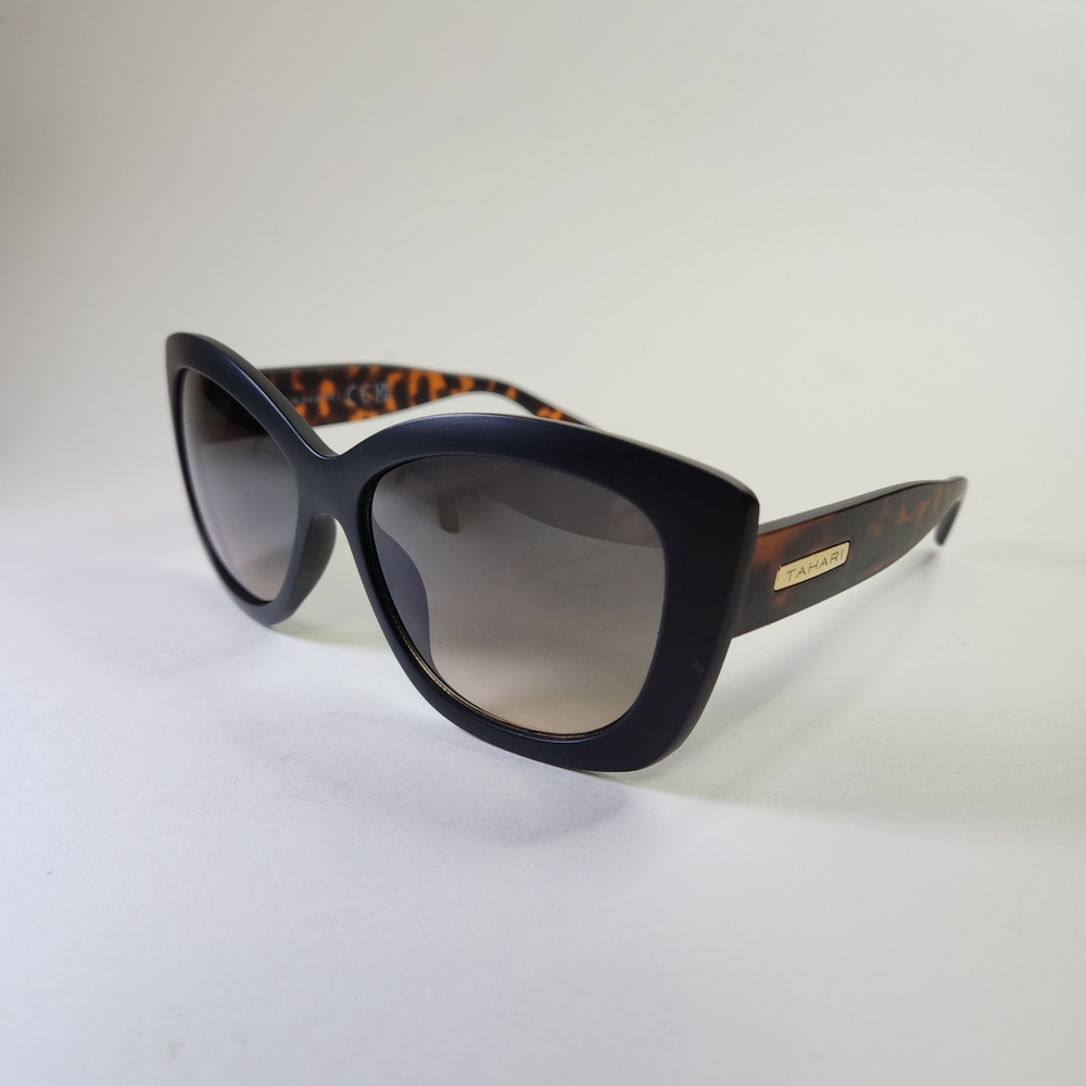 Tahari Black and Tortoise Women's Sunglasses